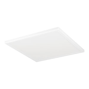 Eglo EU Rovito White Square Plastic LED Ceiling Light, 39cm