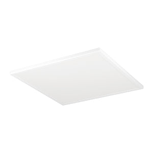 Eglo EU Rovito-R White Square Plastic LED Ceiling Light, 50cm