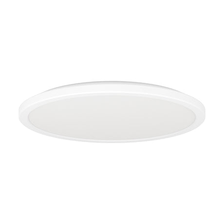 Eglo EU Rovito-Z Smart Control White Round Plastic LED Ceiling Light, 38.9cm