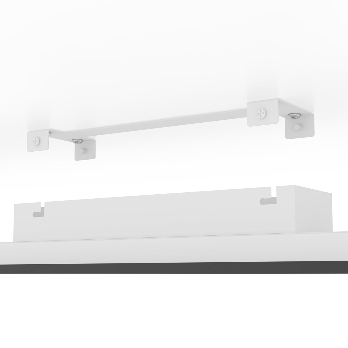 Eglo EU Moradillo Black Steel LED Ceiling Light, 14.5 x 119.5cm, Tricolour