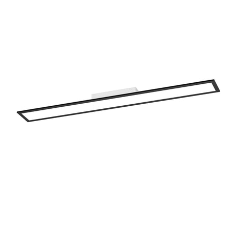 Eglo EU Moradillo Black Steel LED Ceiling Light, 14.5 x 119.5cm, Tricolour