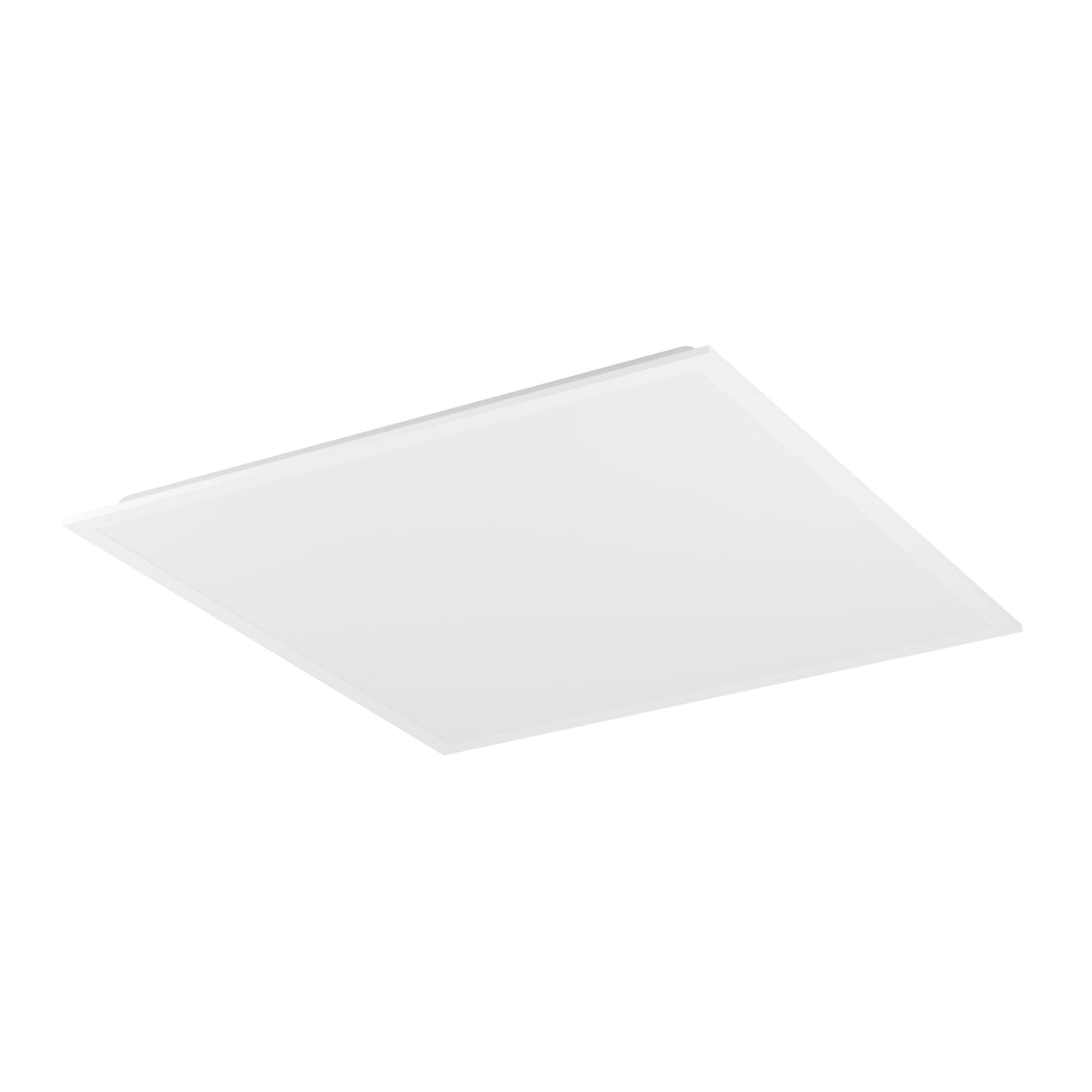 Eglo EU Moradillo White Steel LED Ceiling Light, 59.5 x 59.5cm, Tricolour