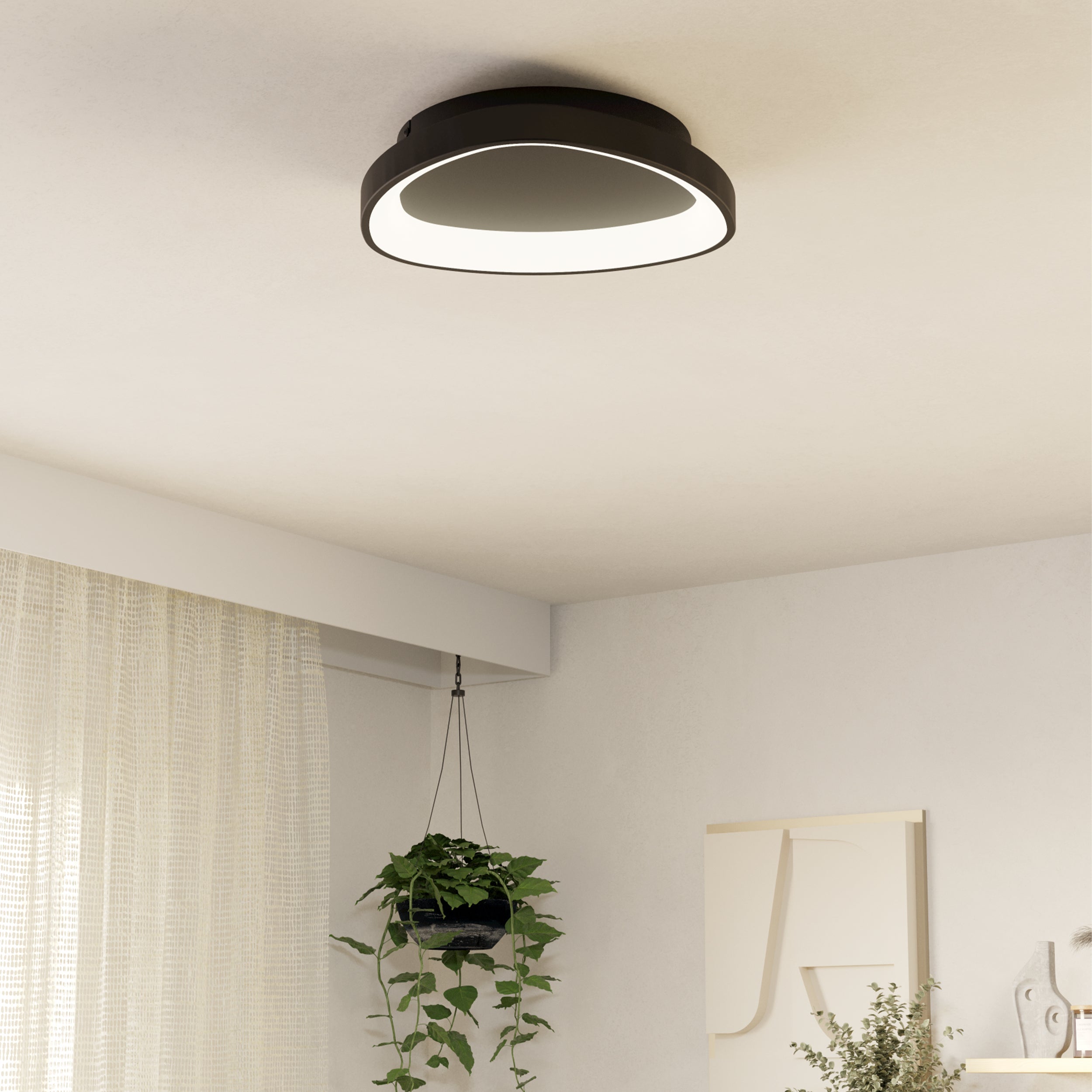Eglo EU LATERNA?5 Outdoor Floor Light – Classic White Lantern Post, E27, IP44 Garden & Pathway Lighting