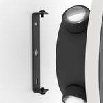 Eglo EU Talamello 1 Black Round Aluminium LED Wall Light