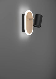 Eglo EU Rimbocchi Black Steel Modern Single Wall Light