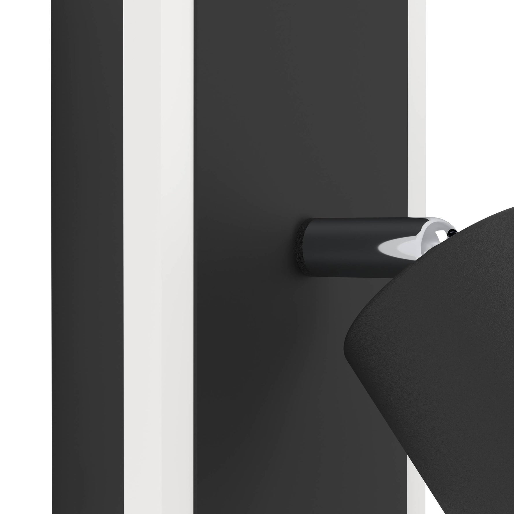 Eglo EU Rimbocchi 1 Black Steel Modern Single Wall Light