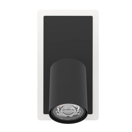 Eglo EU Rimbocchi 1 Black Steel Modern Single Wall Light