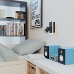 Eglo EU Rimbocchi 1 Black Steel Modern Single Wall Light