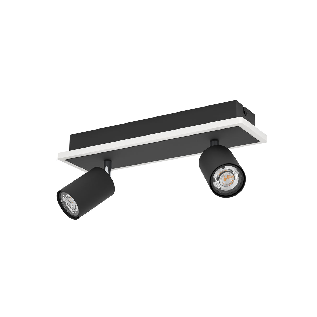 Eglo EU Rimbocchi 1 Black Steel Modern 2 Light Spotlight