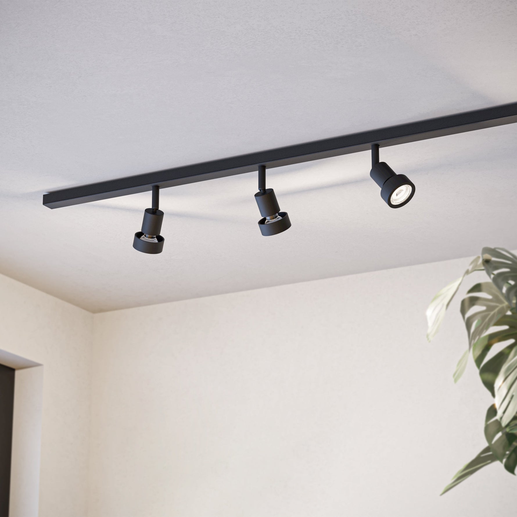 Eglo EU Camacho Steel & Wood LED Ceiling Light product image - Endon Lighting from First Light Direct with great prices and fast UK delivery