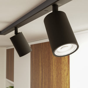 Eglo EU EASYT SPOT TUBE Track Spot – Black, GU10, Adjustable Indoor Track Lighting