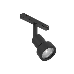 Eglo EU EASYT Spot Ring – Black GU10 Track Spotlight, Adjustable Indoor Track Lighting Component