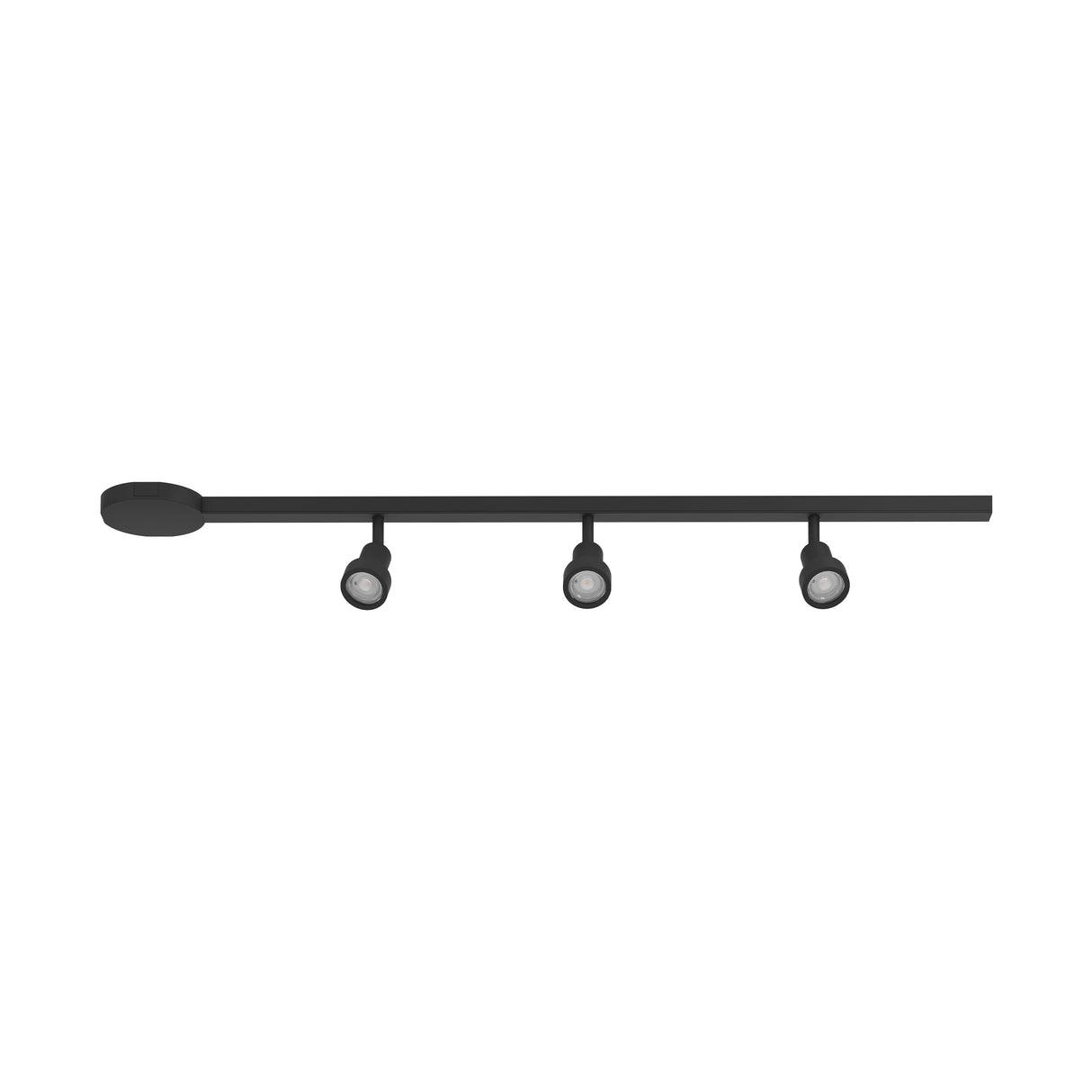 Eglo EU EasyT Set 3 Spots GU10 Track Sytem, Black