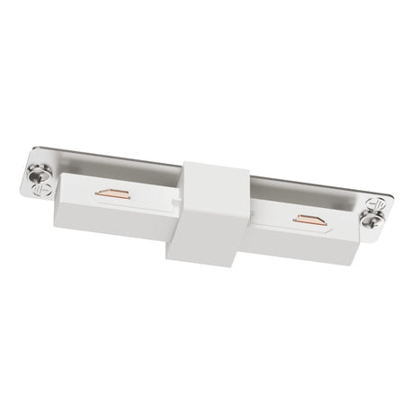 Eglo EU EASYT Track Connector – White, Compact Lighting Accessory, Indoor Track System Component