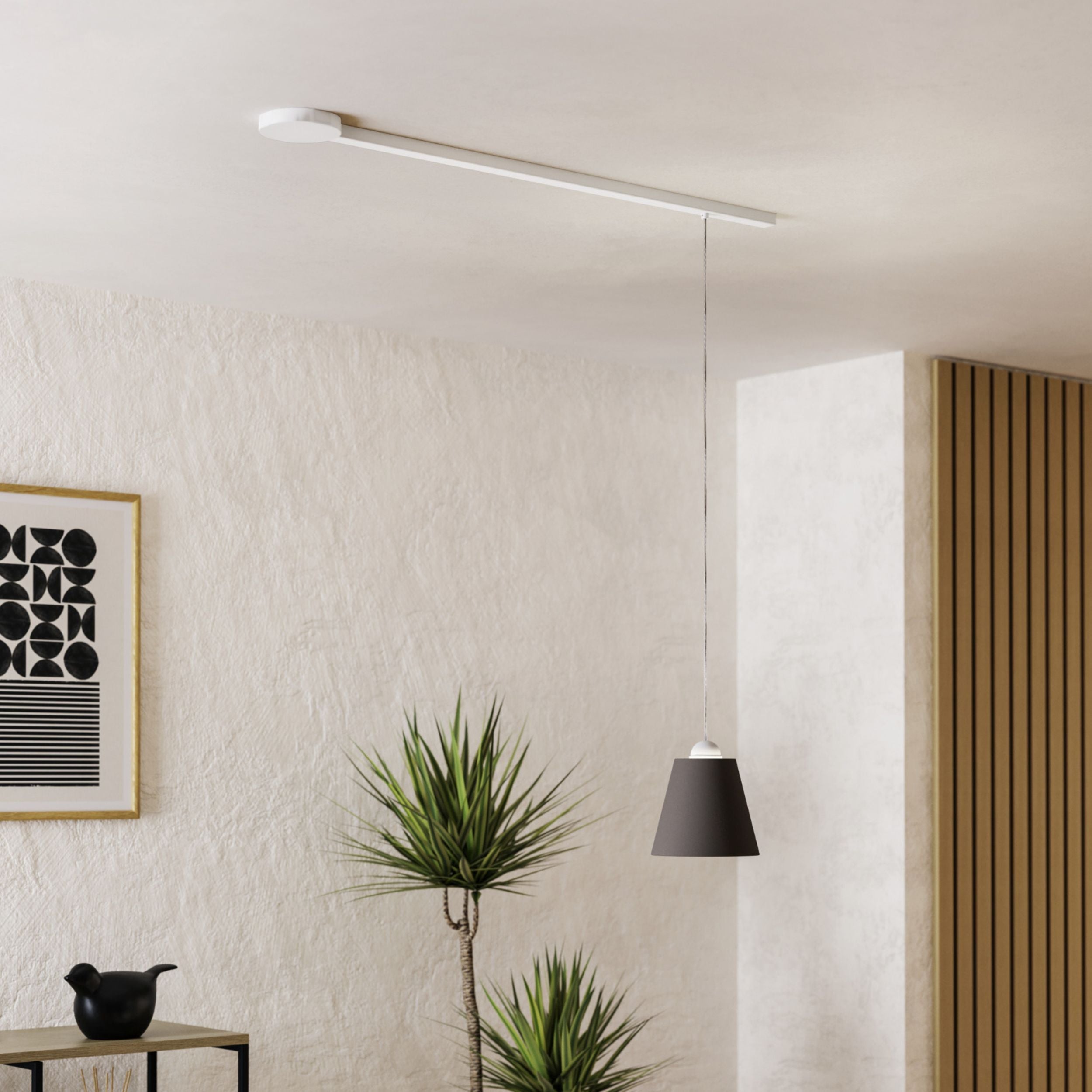 Eglo EU EASYT Spot Ring – White GU10 Track Spotlight, Adjustable Indoor Track Lighting Component product image - Endon Lighting from First Light Direct with great prices and fast UK delivery