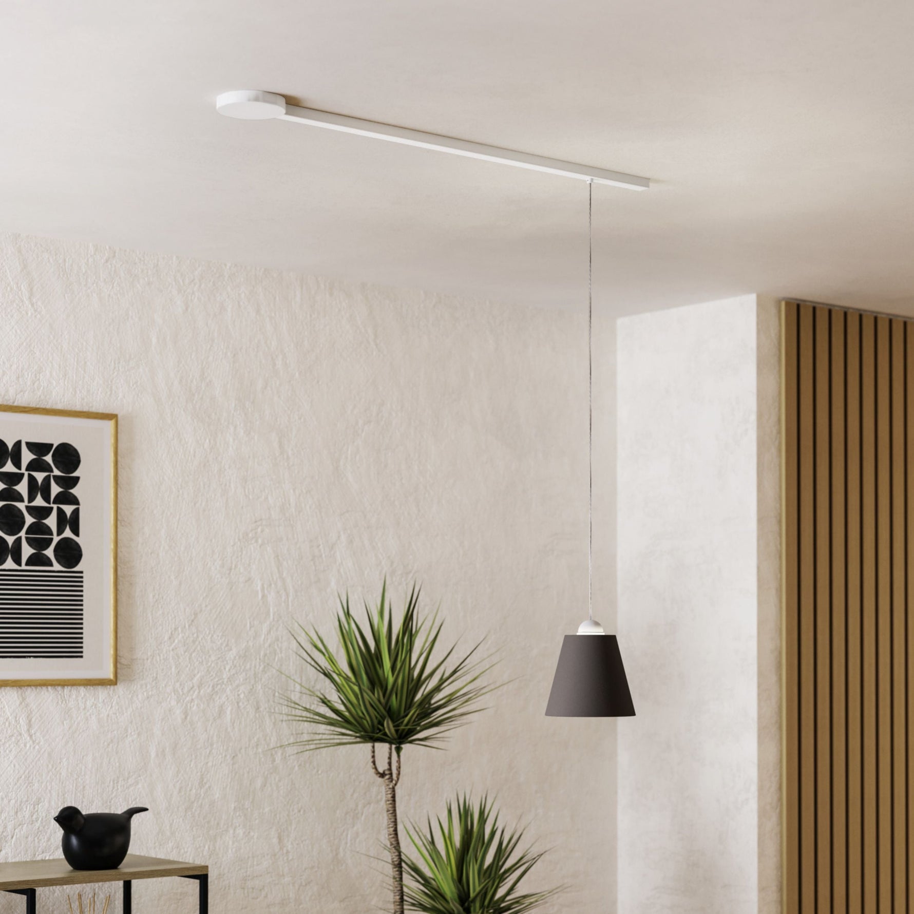 Eglo EU EASYT Spot Ring – White GU10 Track Spotlight, Adjustable Indoor Track Lighting Component product image - Endon Lighting from First Light Direct with great prices and fast UK delivery