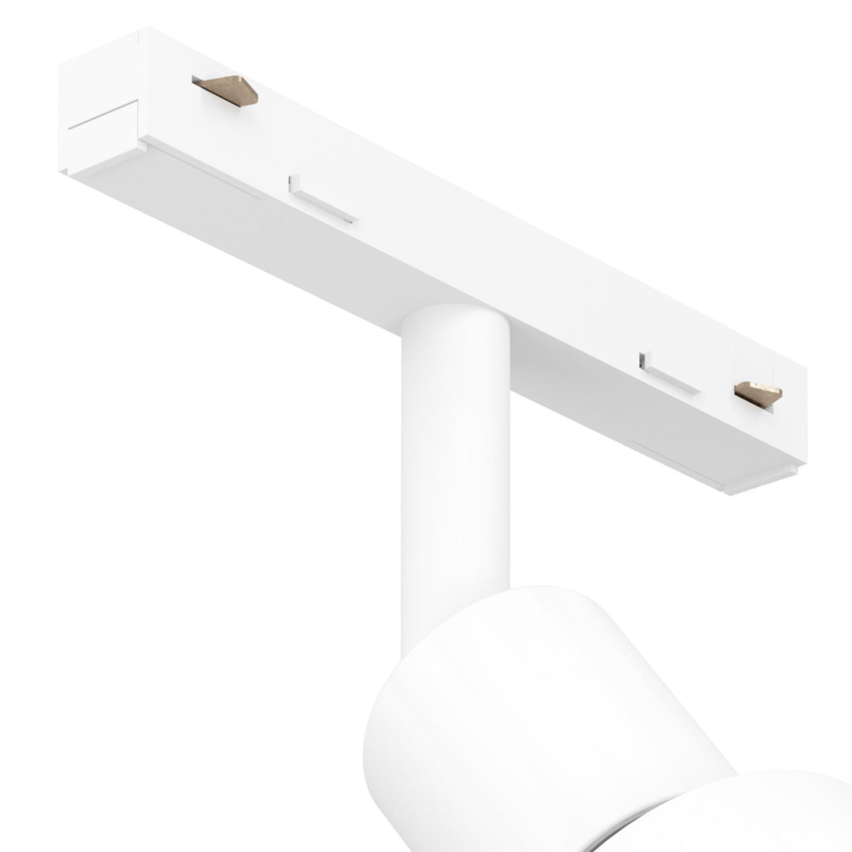 Eglo EU EASYT Spot Ring – White GU10 Track Spotlight, Adjustable Indoor Track Lighting Component