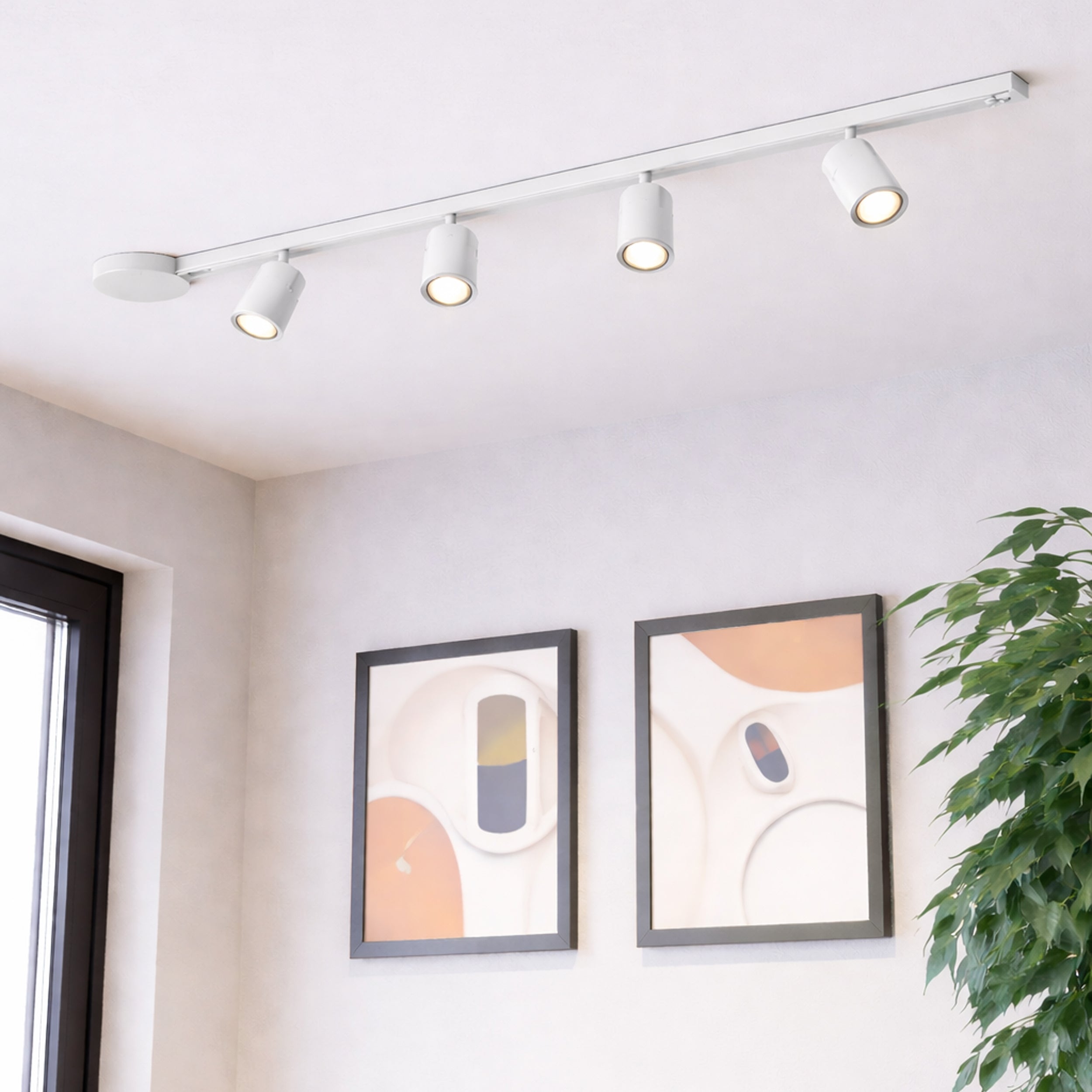 Eglo EU EasyT Set 3 Spots GU10 Track Sytem, White product image - Endon Lighting from First Light Direct with great prices and fast UK delivery
