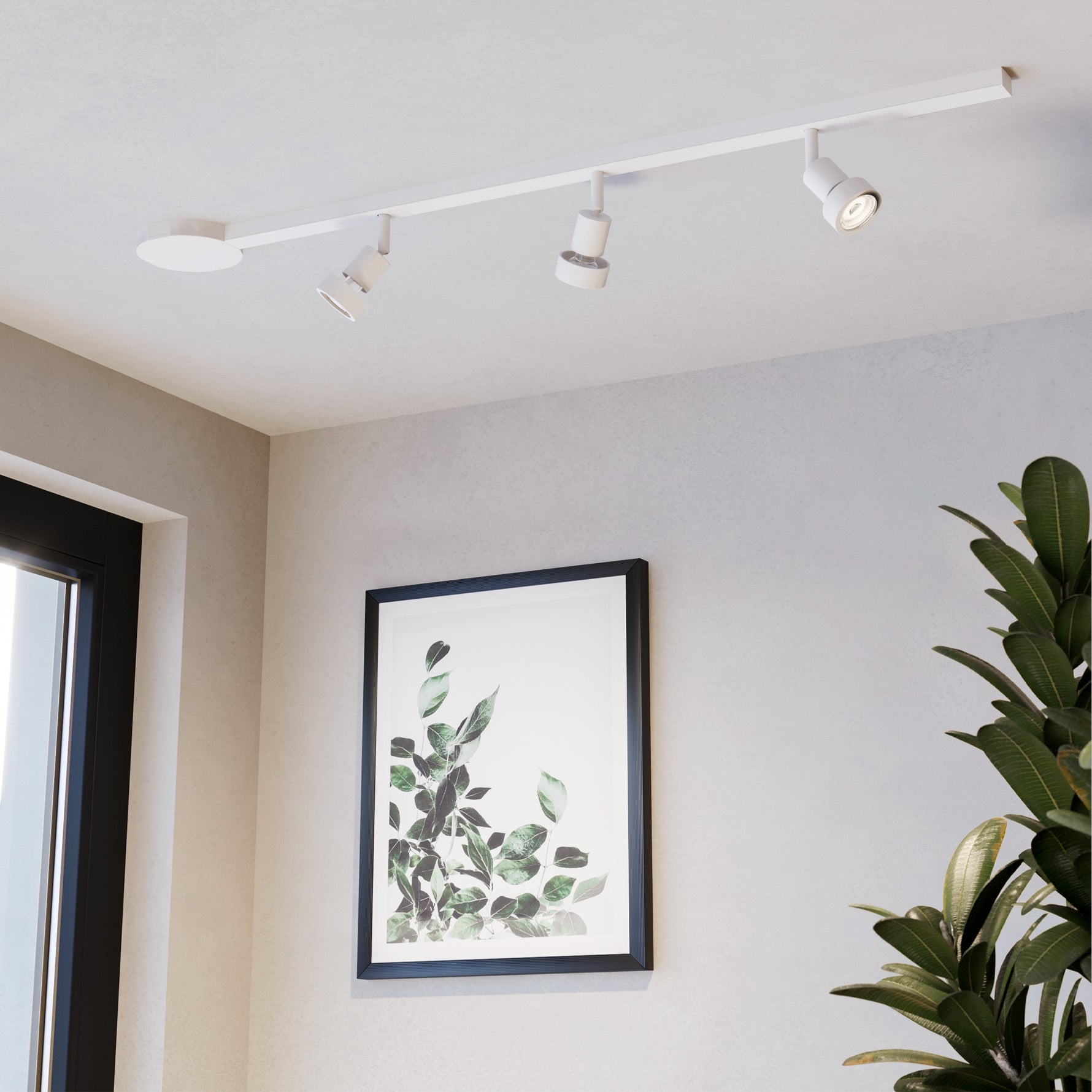 Eglo EU Filago Smoked Black Glass 4 Light Pendant