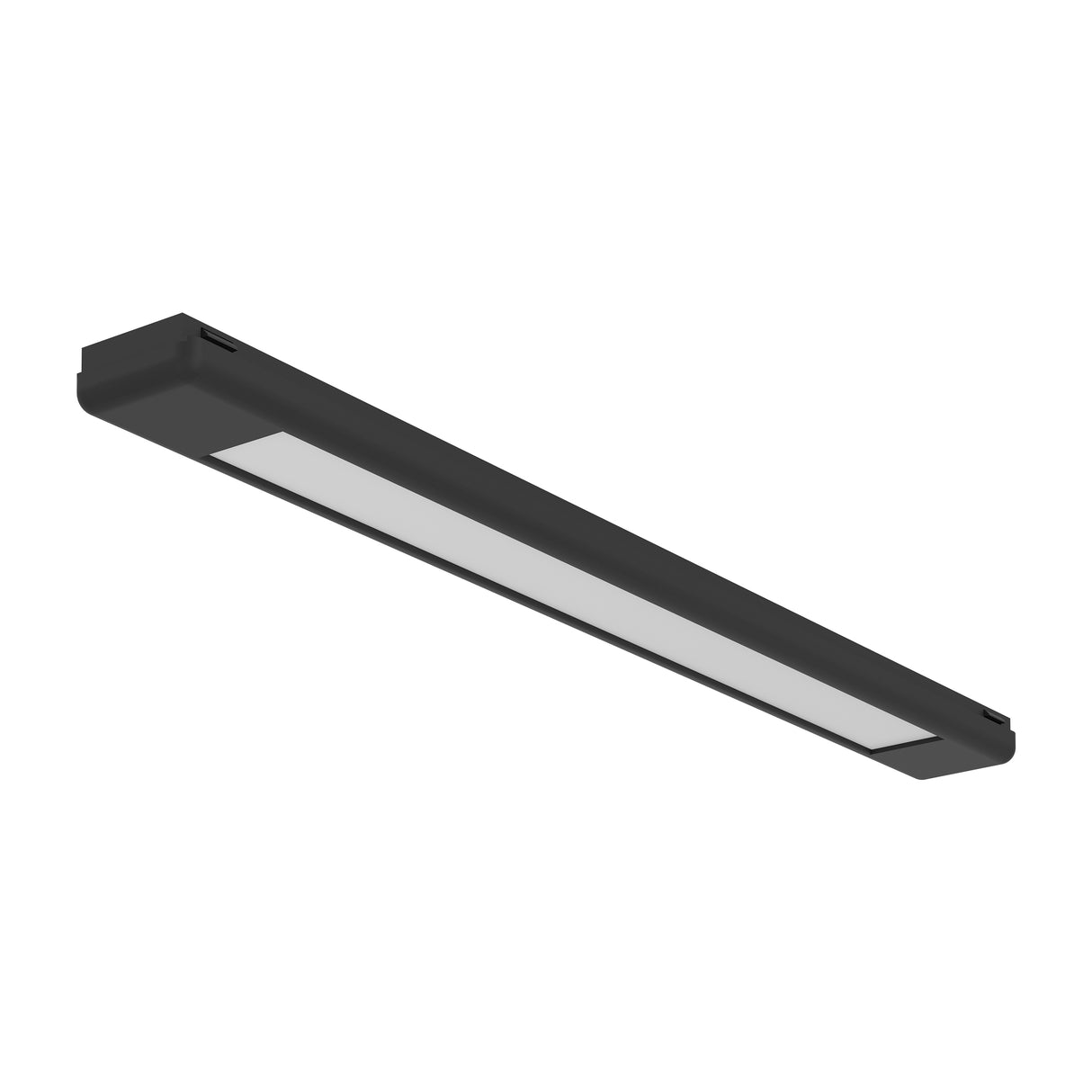 Eglo EU T-Plus Flat Light Ultra-Slim Black Ceiling Light
