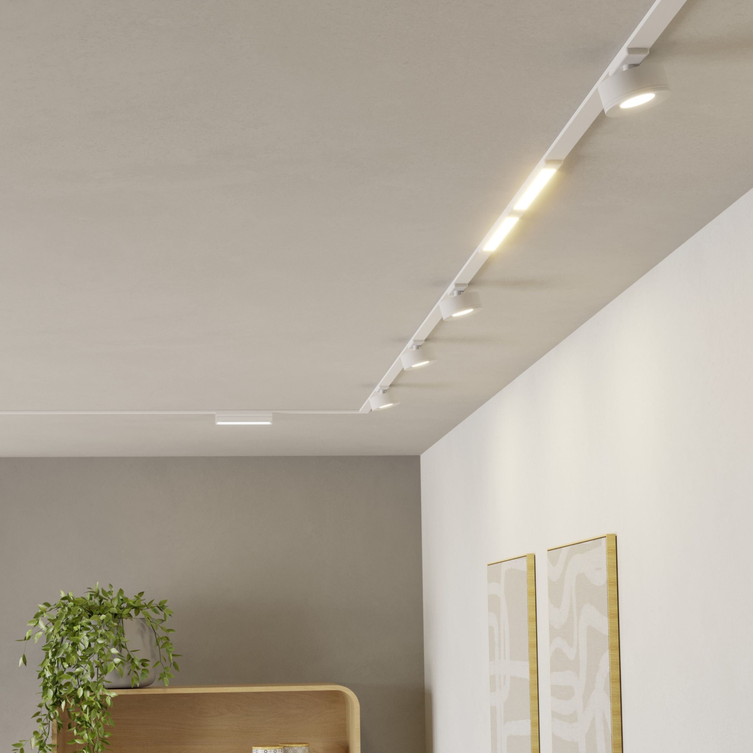Eglo EU Fueva 6 White LED Square Ceiling Light, 29cm product image - Endon Lighting from First Light Direct with great prices and fast UK delivery