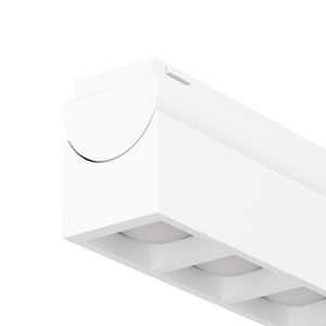 Eglo EU Tplus 6 Lens Ceiling Spotlight White Plastic