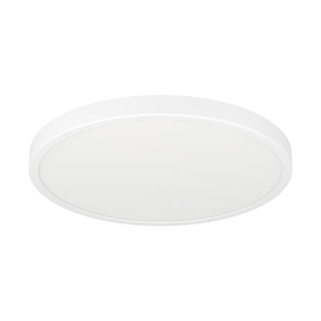 Eglo EU Fueva 6-Z Smart Control RGB IP44 Plastic Round Ceiling Light, 38.9cm White