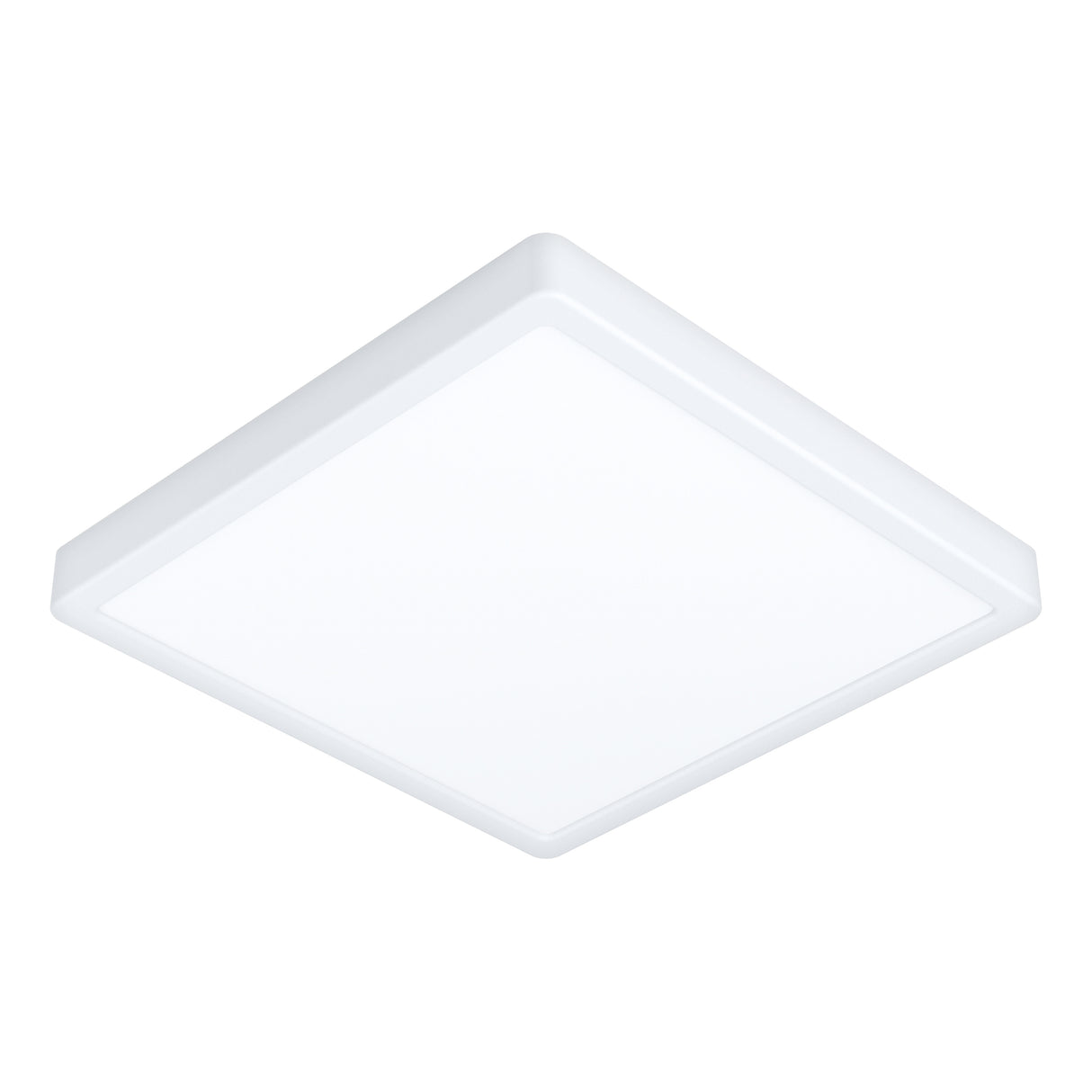 Eglo EU Fueva 6-Z Smart Control RGB IP44 Plastic Square Ceiling Light, 39cm White