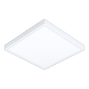 Eglo EU Fueva 6-Z Smart Control RGB IP44 Plastic Square Ceiling Light, 39cm White
