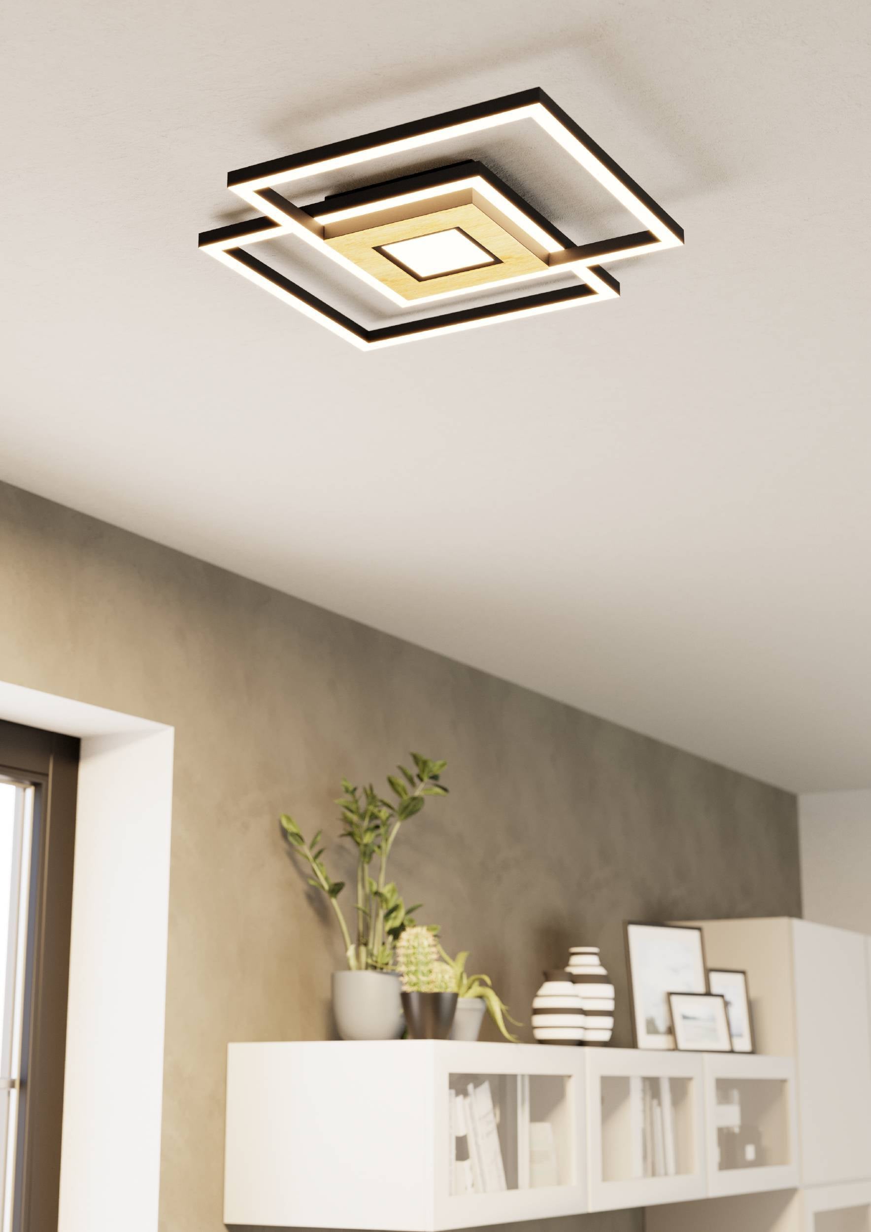 Eglo EU Folcino-Z Aluminium & Steel Bronze/Black Smart Control Pendant