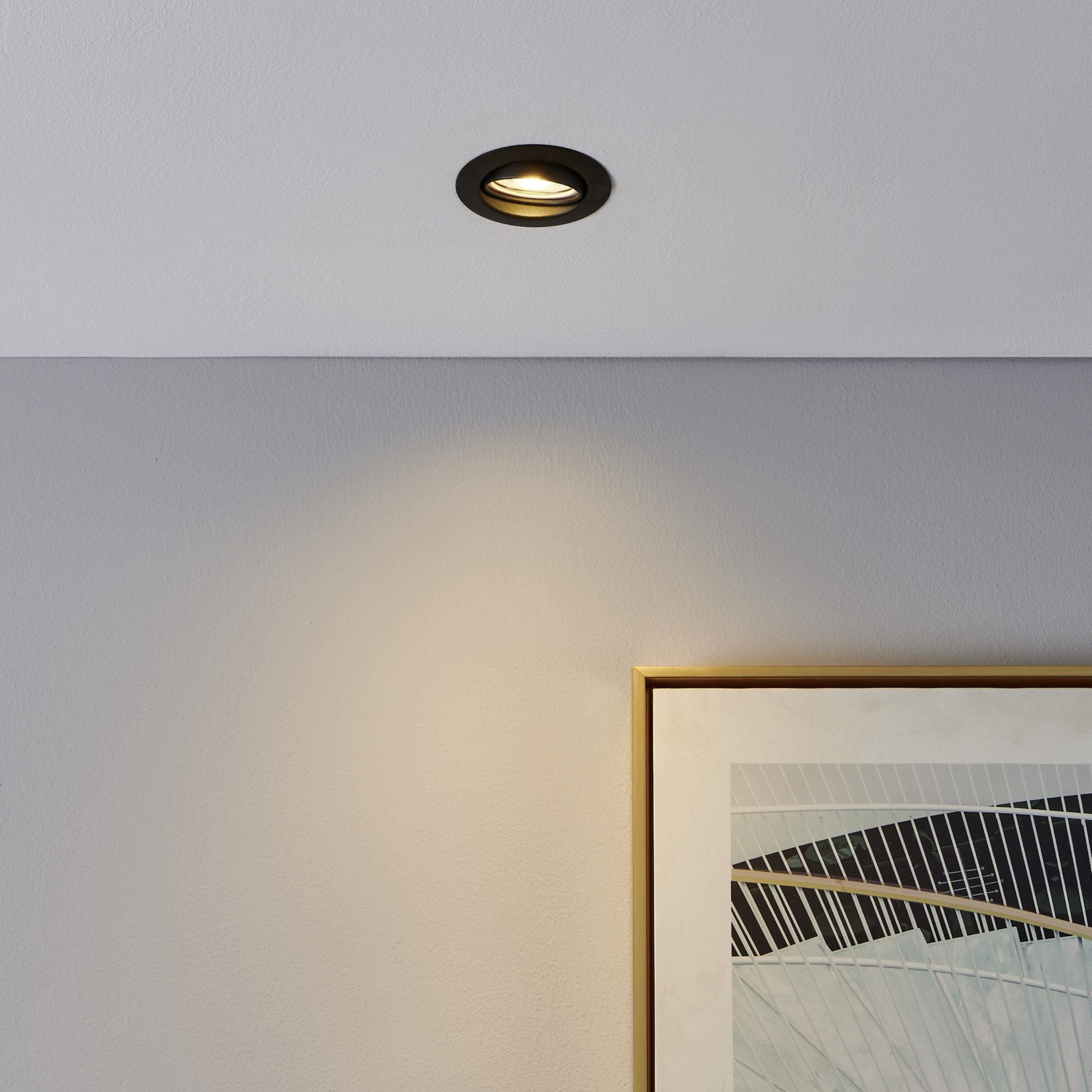 Eglo EU FAVAZZINA Recessed LED Light – White, Triple GU10, Warm White, Multi?Spot Indoor Ceiling Downlight
