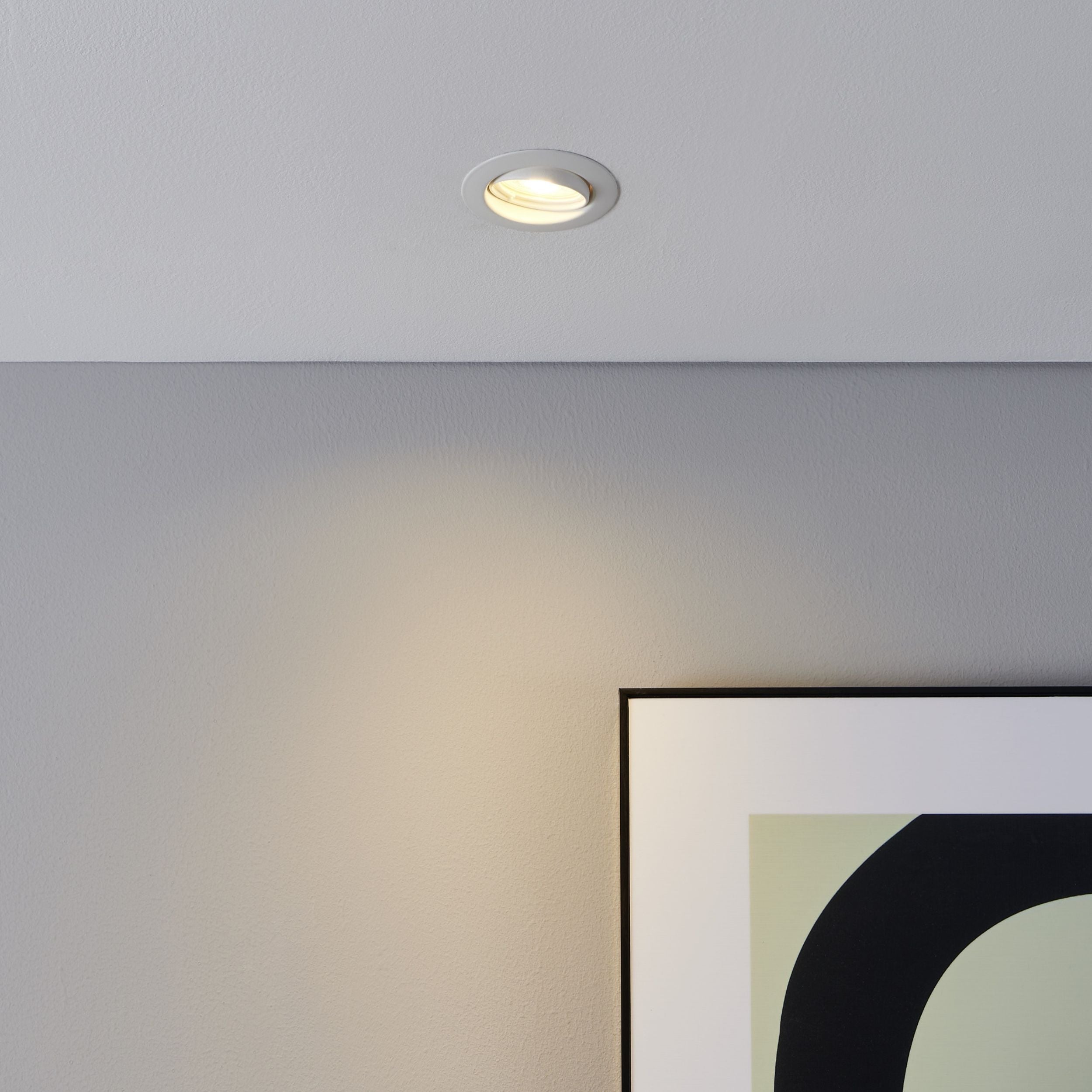 Eglo EU FAVAZZINA Recessed LED Light – Satin Nickel, Triple GU10, Warm White, Multi?Spot Indoor Ceiling Downlight