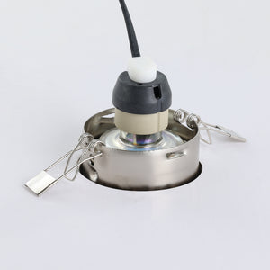 Eglo EU FAVAZZINA Recessed LED Light – Satin Nickel, Triple GU10, Warm White, Multi?Spot Indoor Ceiling Downlight