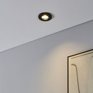 Eglo EU FAVAZZINA Recessed LED Light – Black, Triple GU10, Warm White, IP Rated, Indoor Ceiling Downlight