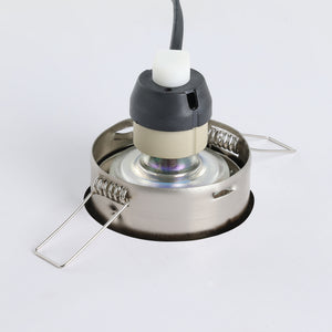Eglo EU FAVAZZINA Recessed LED Light – Satin Nickel, Triple GU10, Warm White, IP Rated, Multi?Spot Indoor Ceiling Downlight