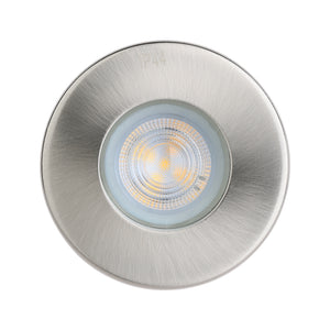 Eglo EU FAVAZZINA Recessed LED Light – Satin Nickel, Triple GU10, Warm White, IP Rated, Multi?Spot Indoor Ceiling Downlight