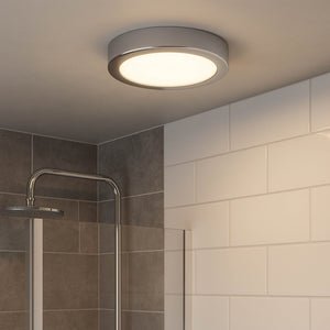 Eglo EU Fueva 6 Round LED Ceiling Light Chrome 16.5cm