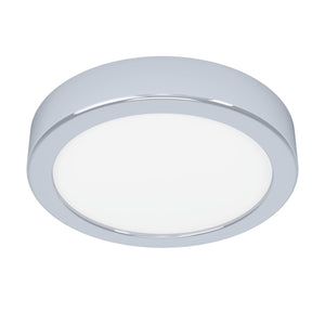 Eglo EU Fueva 6 Round LED Ceiling Light Chrome 16.5cm