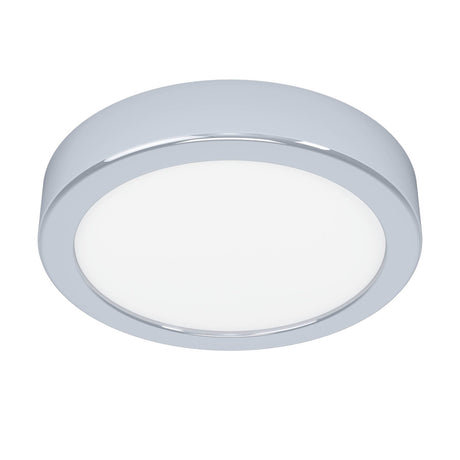 Eglo EU Fueva 6 Round LED Ceiling Light Chrome 16.5cm
