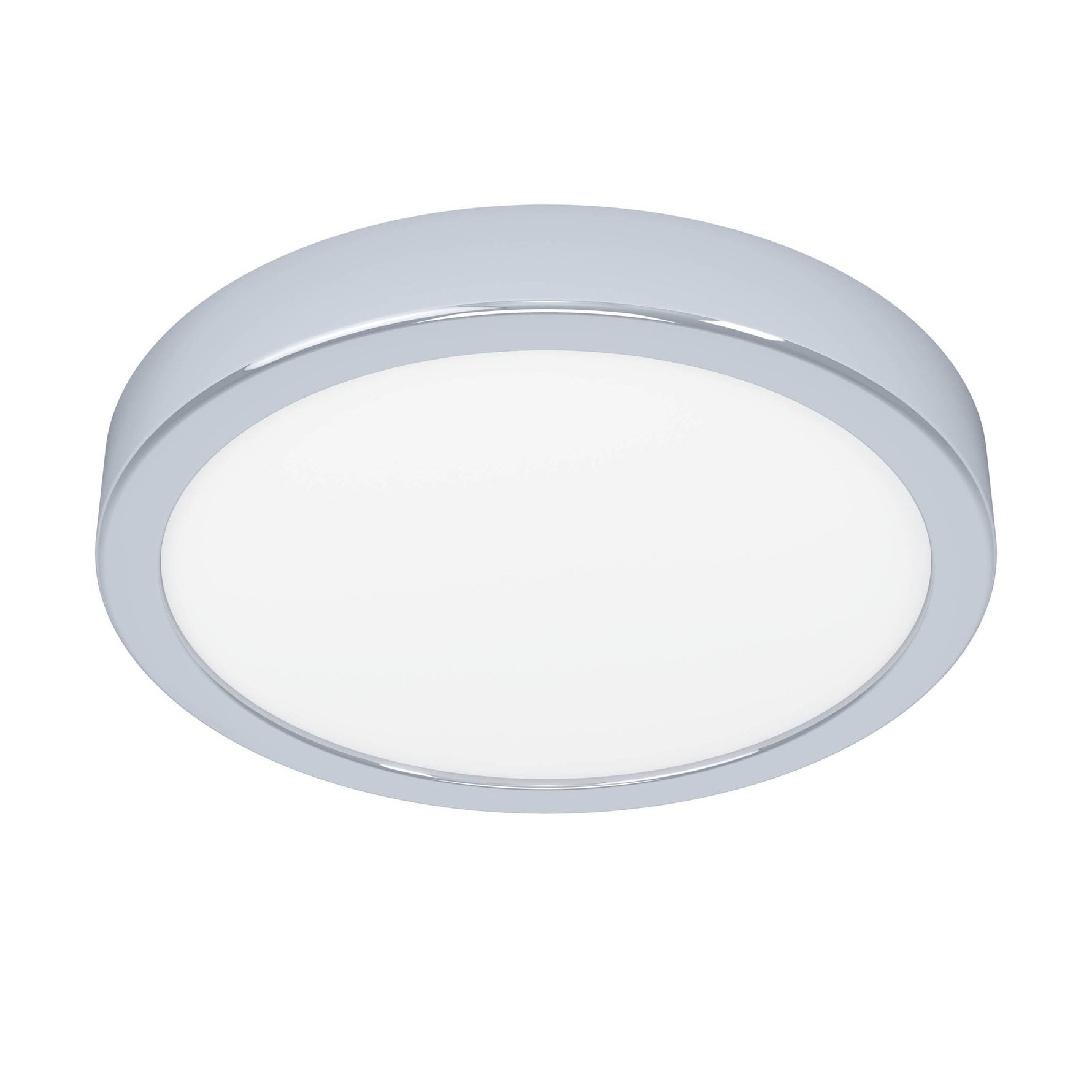 Eglo EU Fueva 6 Round LED Ceiling Light Chrome 21cm product image - Endon Lighting from First Light Direct with great prices and fast UK delivery