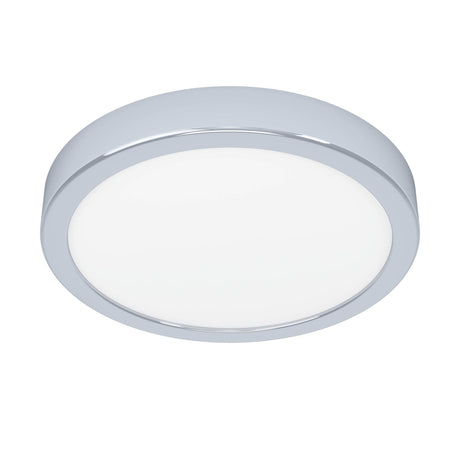 Eglo EU Fueva 6 Round LED Ceiling Light Chrome 21cm