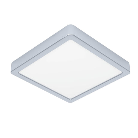 Eglo EU Fueva 6 Square LED Ceiling Light Chrome 22cm