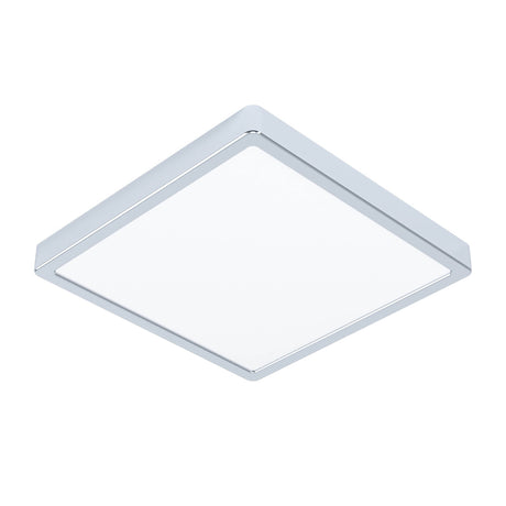 Eglo EU Fueva 6 Square LED Ceiling Light Chrome 29cm