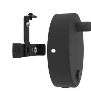 Eglo EU Olivandino LED Wall Light Black Steel with Flexible Reading Arm and USB Charging Port, Warm White 3000K