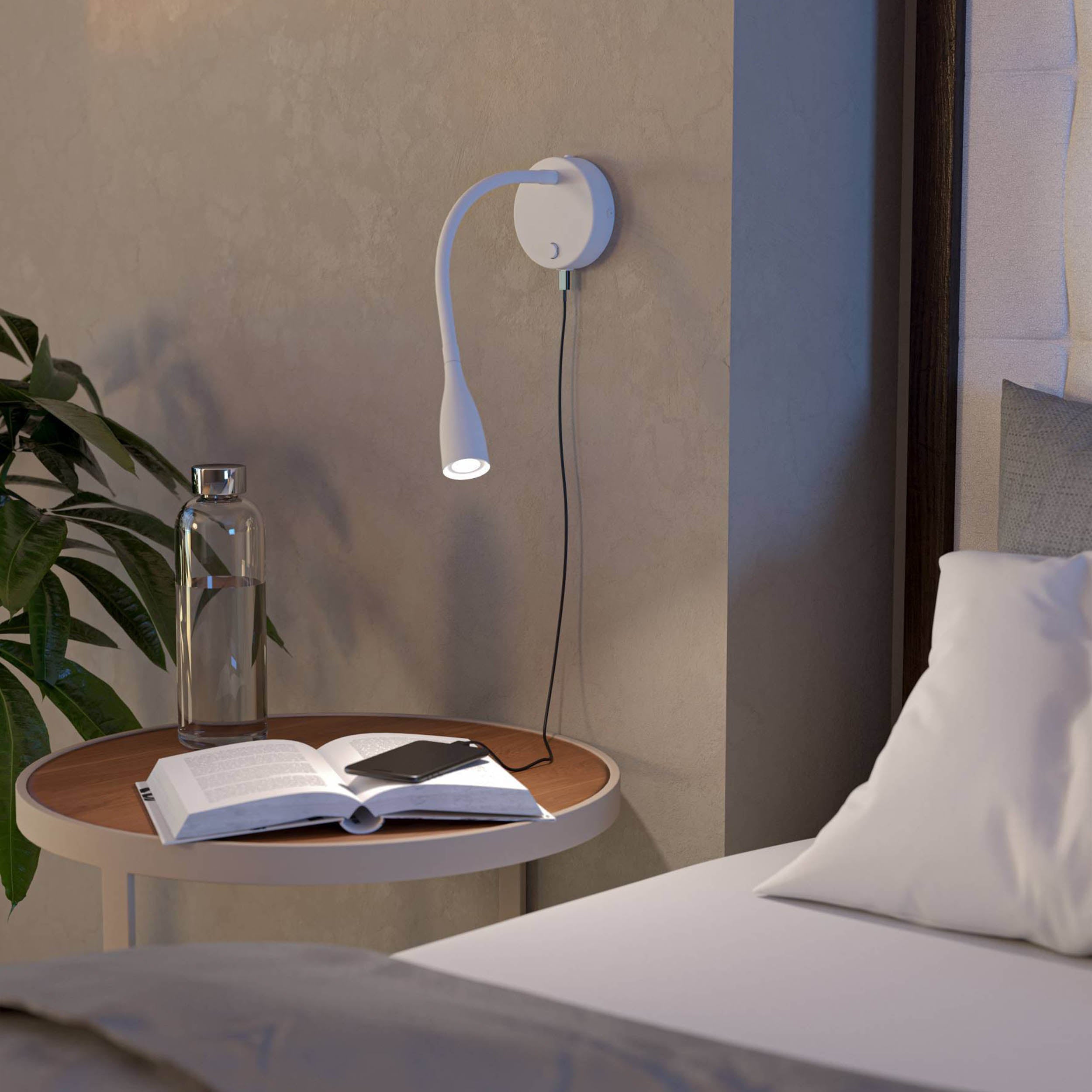 Eglo EU Palosco LED Outdoor Wall Light Black Steel with Motion Sensor