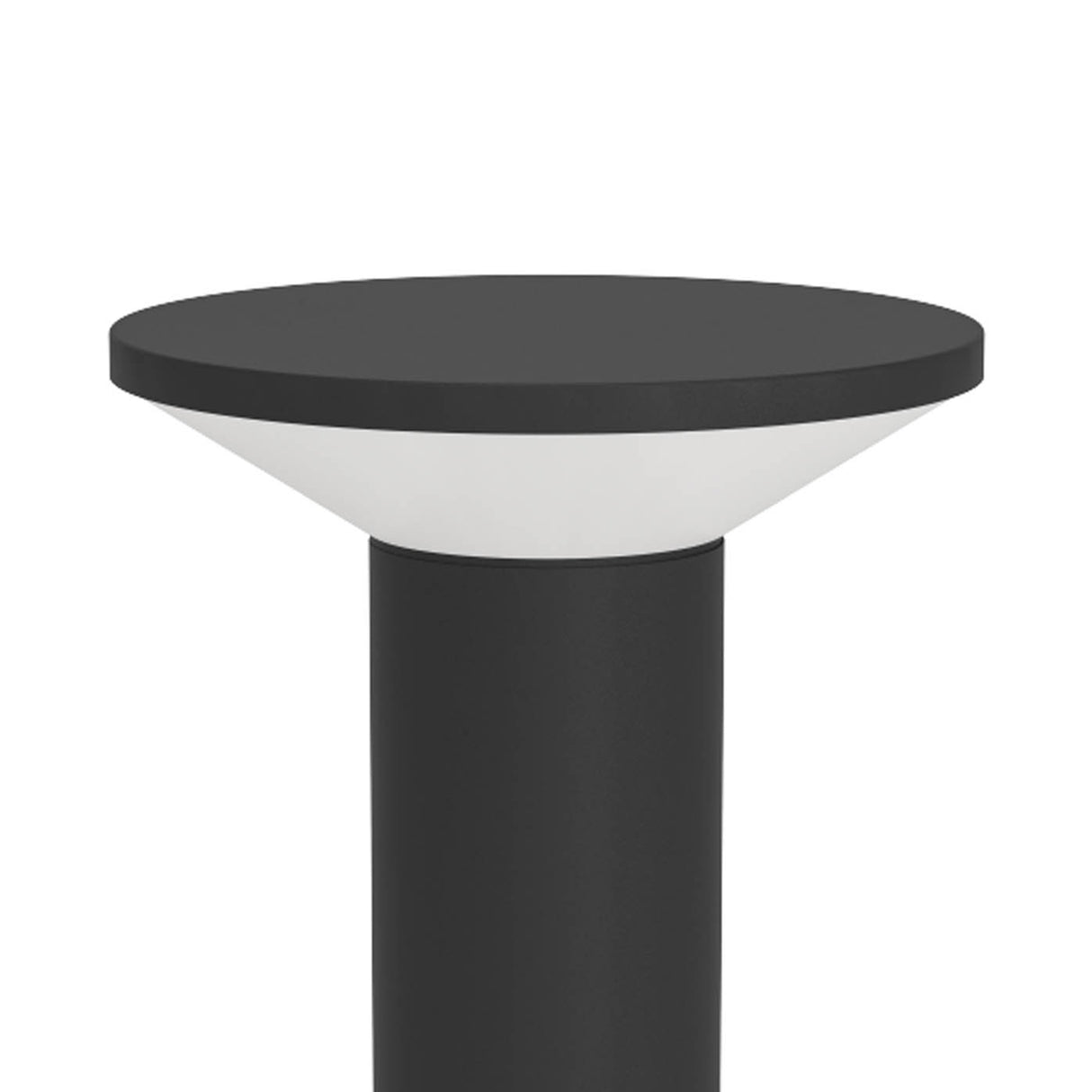 Eglo EU Rigosa Matte Black LED Outdoor Pedestal Light