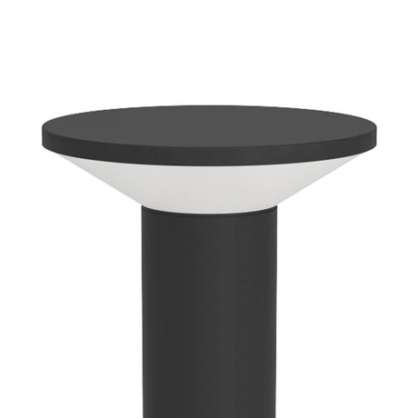 Eglo EU Rigosa Matte Black LED Outdoor Pedestal Light