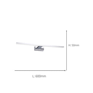 Eglo EU Conettilla LED Mirror Light Chrome Linear 60cm with CCT and IP44