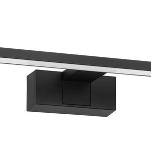 Eglo EU Conettilla LED Bathroom Mirror Light Black & White Metal with CCT and IP44, 60 cm