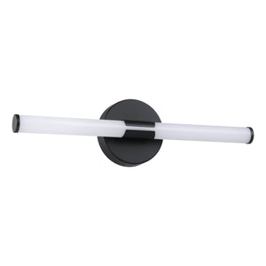 Eglo EU Ramola LED Bathroom Mirror Light Black & White with CCT and IP44, 45cm
